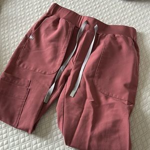 Mauve jogger Scrub pants